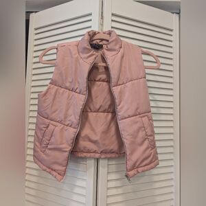 In Girl Pink Puffer Vest Girls Size 10/12